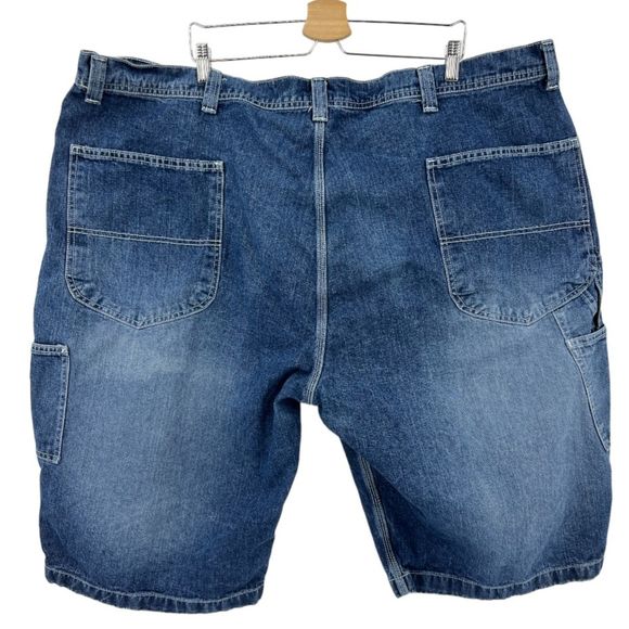 Men's Sz 52 Cargo Denim Shorts Grade A Jeans Big & Tall - Picture 6 of 8